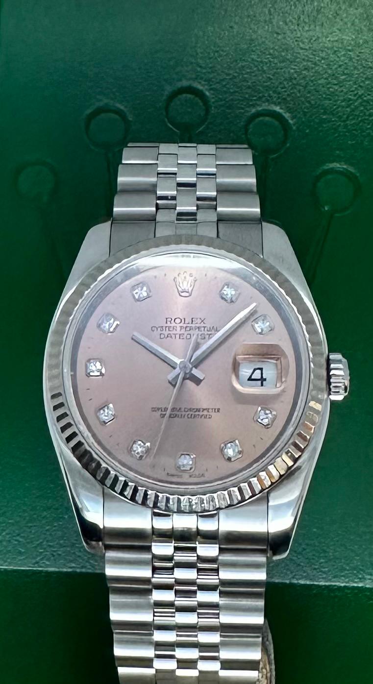 Rolex Datejust 36 Salmon Brill 116234