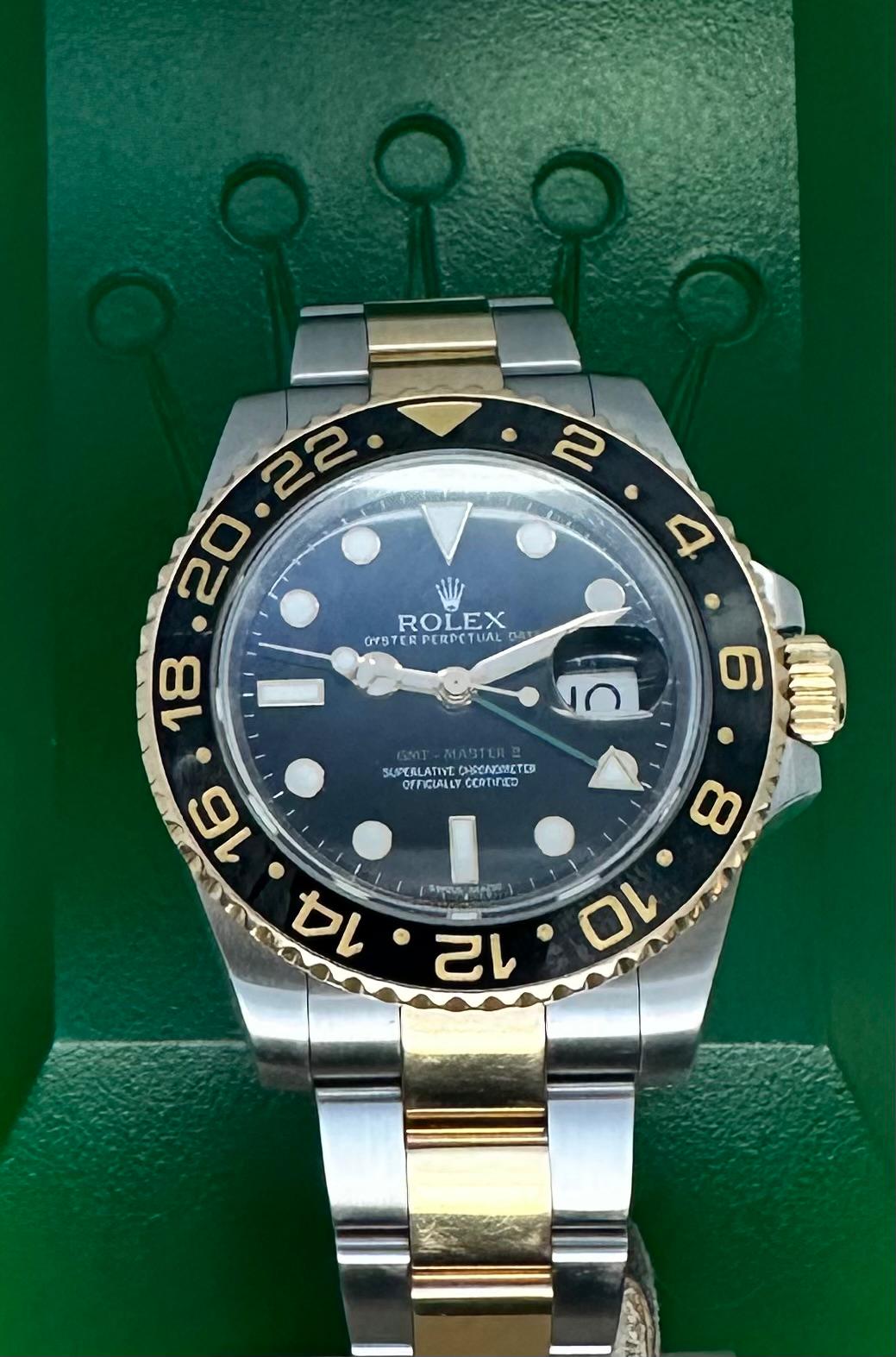 Rolex GMT Master II Acciaio e Oro 116713LN