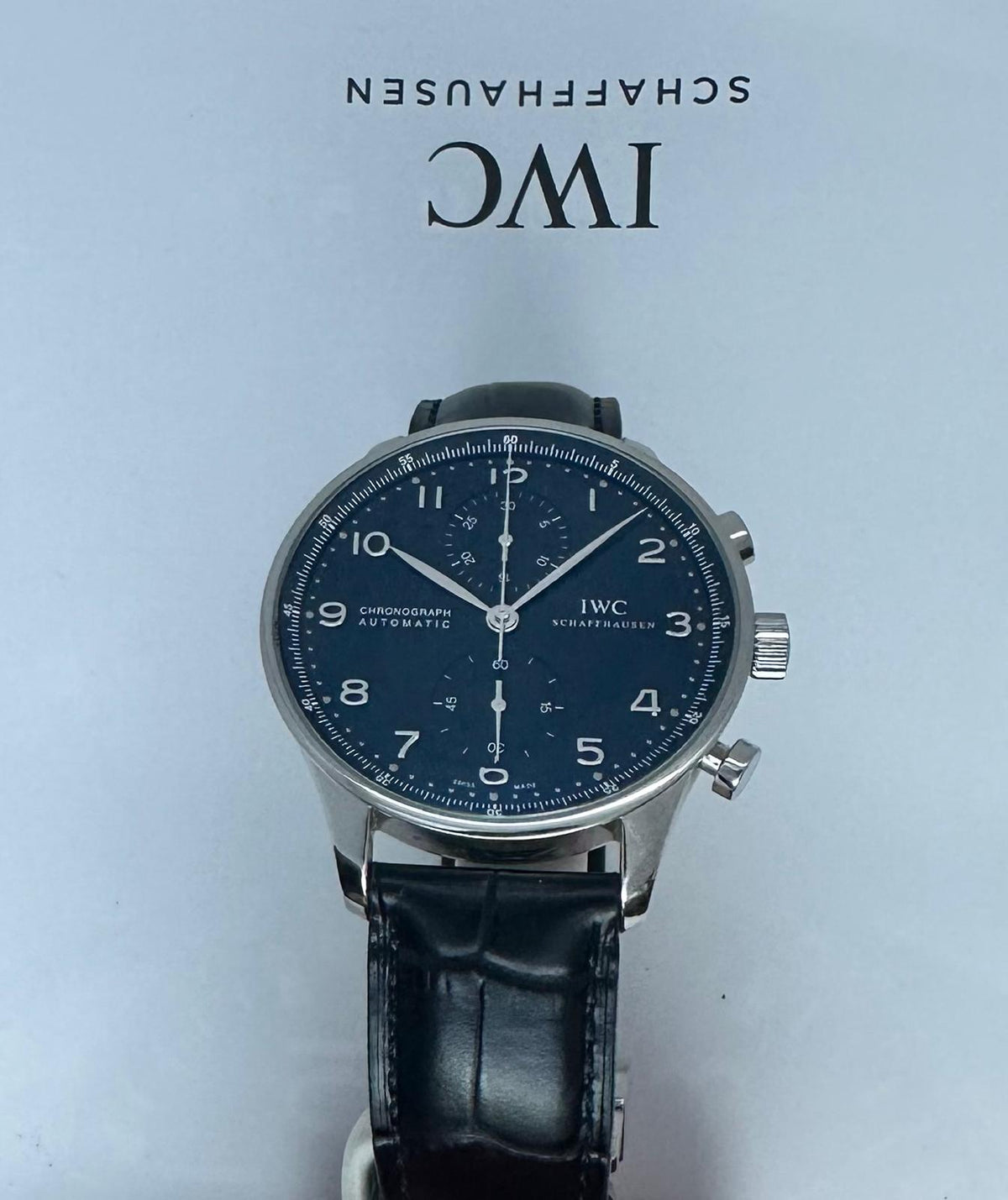 IWC Portoghese Cronografo Blu