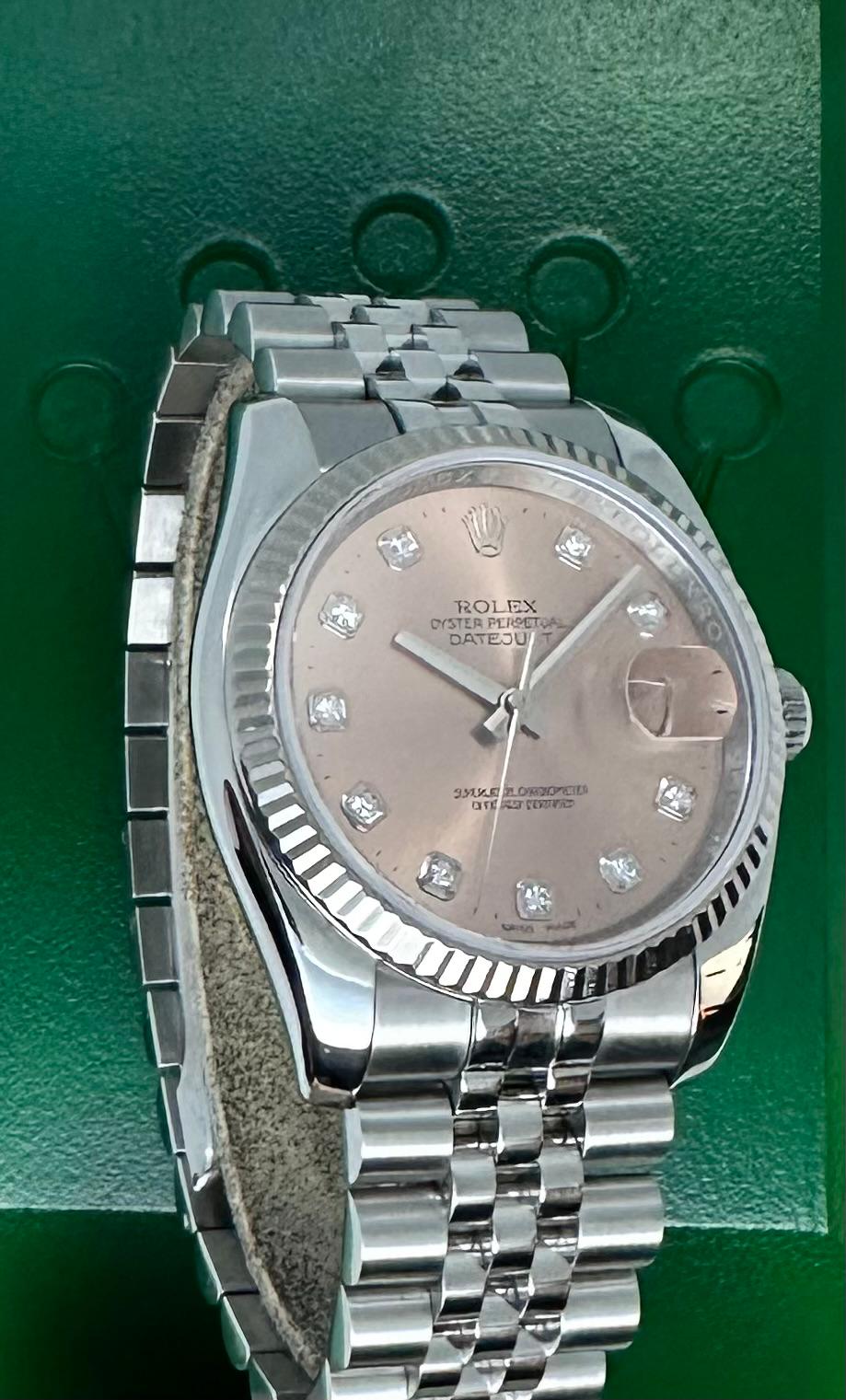 Rolex Datejust 36 Salmon Brill 116234