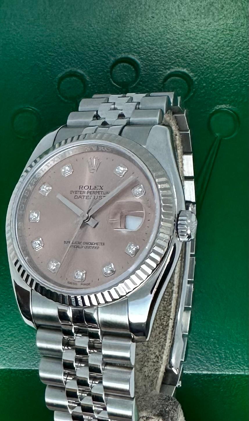 Rolex Datejust 36 Salmon Brill 116234