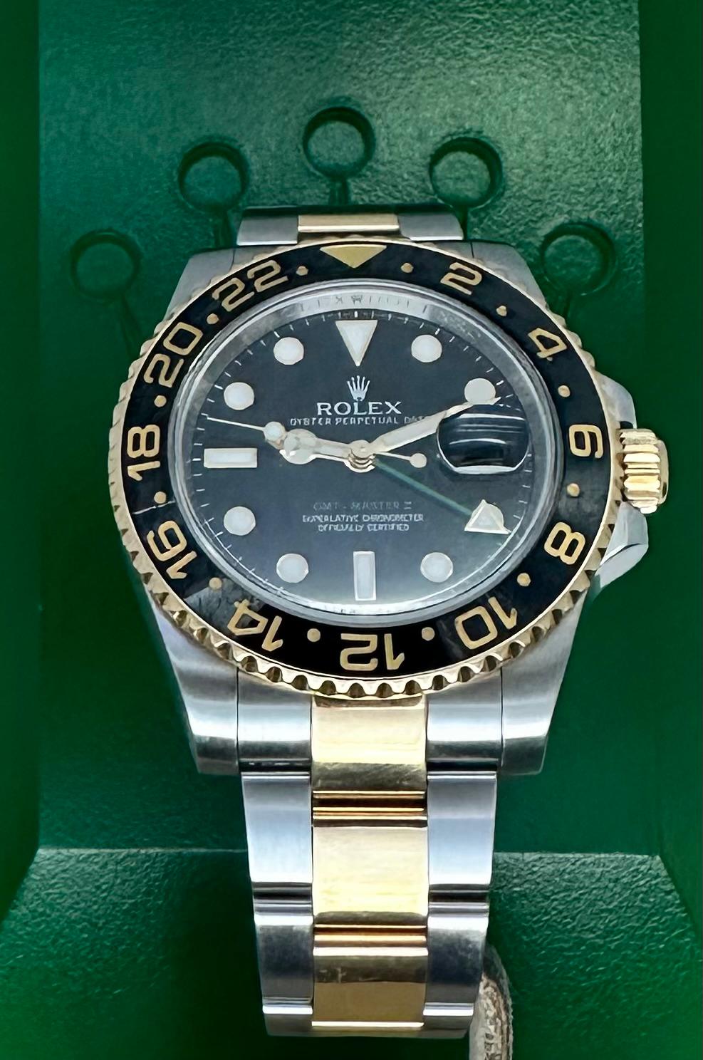 Rolex GMT Master II Acciaio e Oro 116713LN