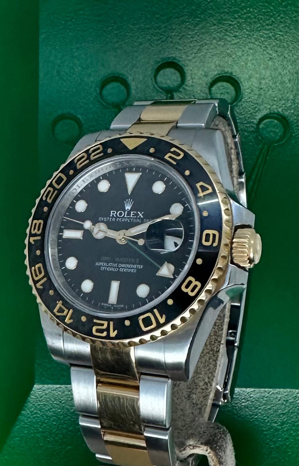 Rolex GMT Master II Acciaio e Oro 116713LN