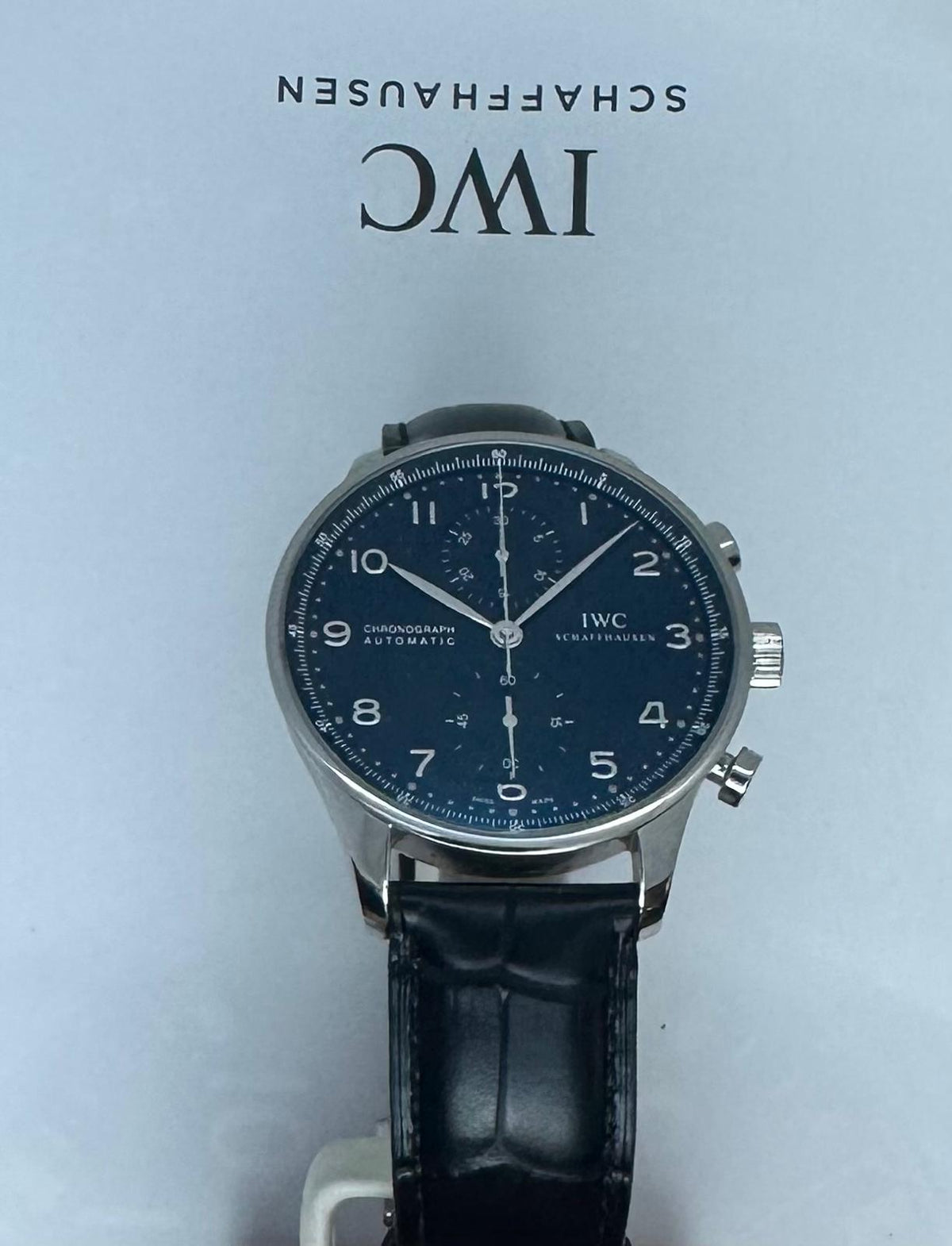 IWC Portoghese Cronografo Blu