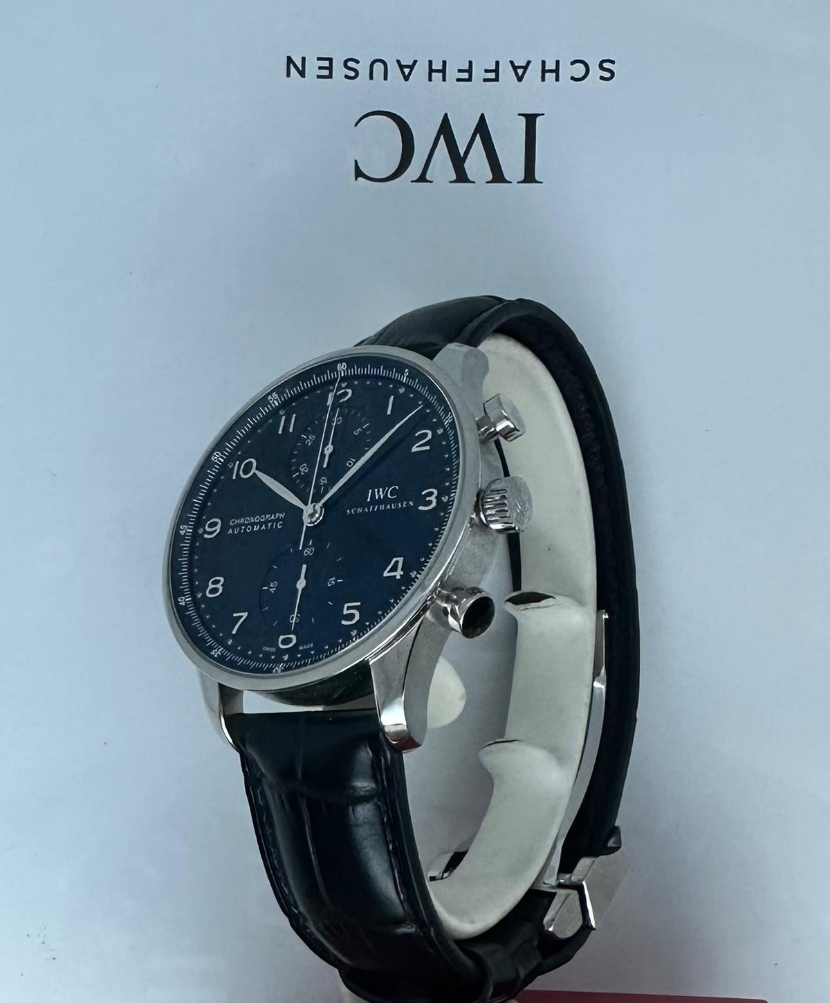IWC Portoghese Cronografo Blu