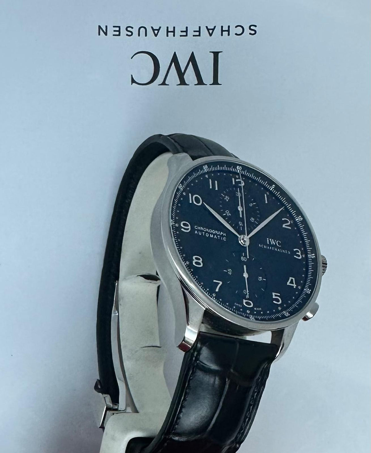 IWC Portoghese Cronografo Blu